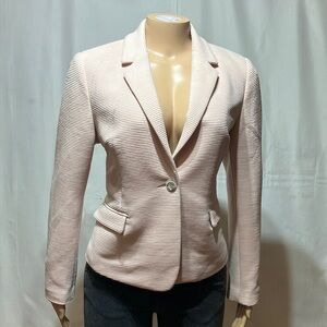 Jules and Leopold Elegant Light Pink Cream Women's Blazer